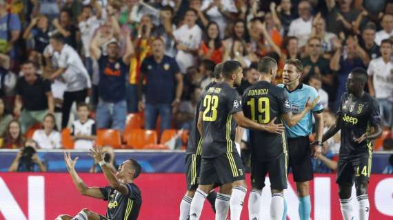 Champions League, i risultati: la Juve passa a Valencia, tris Real sulla Roma