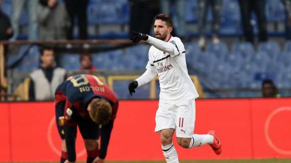 Genoa-Milan 0-2: Borini-Suso, tre punti e quarto posto