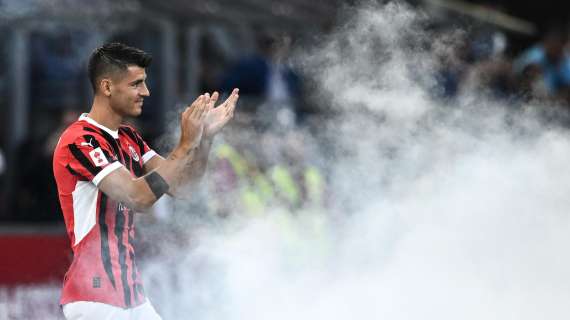 Morata ai tifosi del Milan: "Grazie a tutti per il vostro affetto"