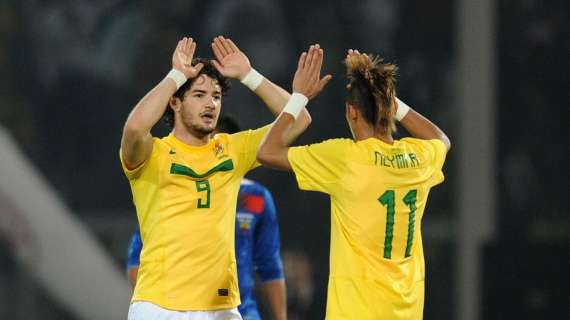 Brasile, Menezes pensa a Pato titolare per il match contro il Messico 
