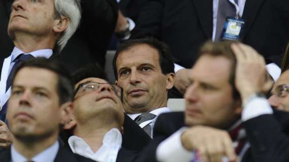 Anche Allegri presente in tribuna alla finale di Champions