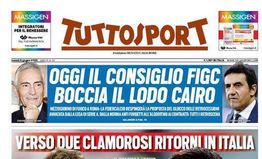 Tuttosport: "Oggi il consiglio FIGC boccia il lodo Cairo"