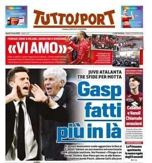 Tuttosport in apertura: "Conceiçao spacca Milan. La retromarcia non gli basta"