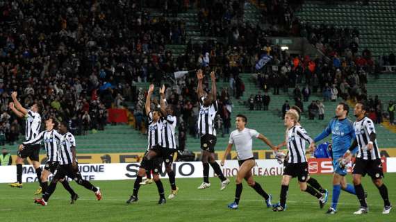 Udinese mai battuta in casa: curiosità in cifre