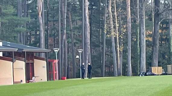 MN - Furlani, Moncada e D'Ottavio presenti all'allenamento di rifinitura alla vigilia di Milan-Borussia Dortmund