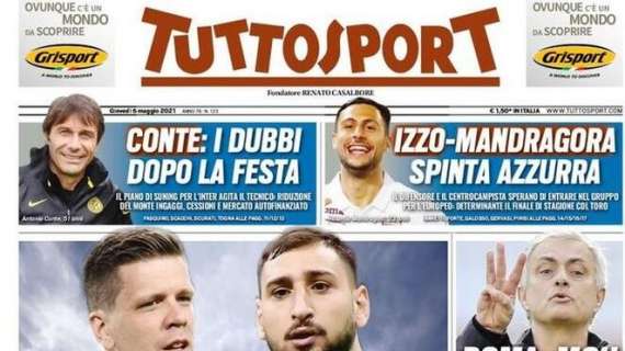 Tuttosport in prima pagina: "Juve, piano per Gigio"