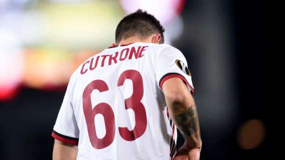 Cutrone esterno, l'ultima volta in Milan-Atalanta
