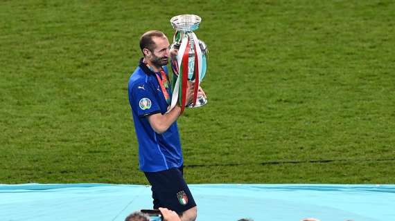 Chiellini lascia l'Italia dopo Wembley: cerimonia a Londra prima della Finalissima