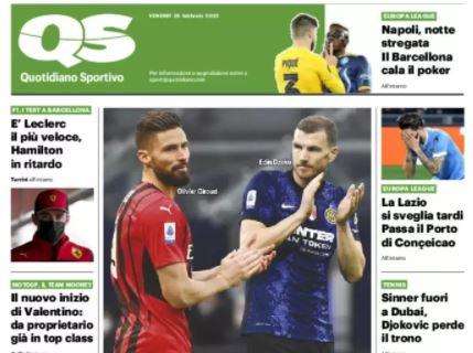 Oggi in campo Inter e Milan, QS: "Derby a distanza per lo scudetto"