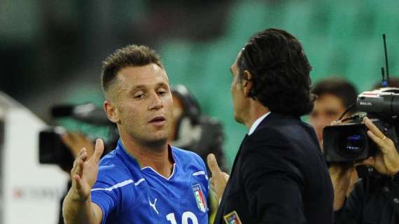 Prandelli: "Aspettiamo Cassano, sta recuperando con grande determinazione"