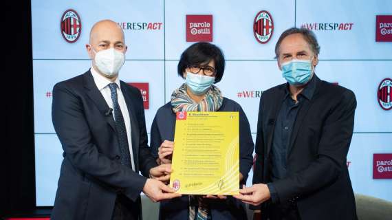 Il Milan e il Manifesto della comunicazione non ostile per lo sport