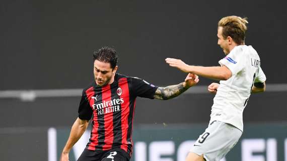 Calabria esalta il momento del Milan: "Un altro match, un'altra vittoria"