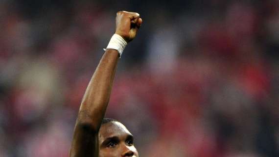 Inter: Eto'o saluta i compagni