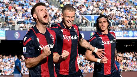 Serie A, Napoli-Bologna 0-2: felsinei terzi. Al Milan serve vincere per assicurarsi un posto in Supercoppa