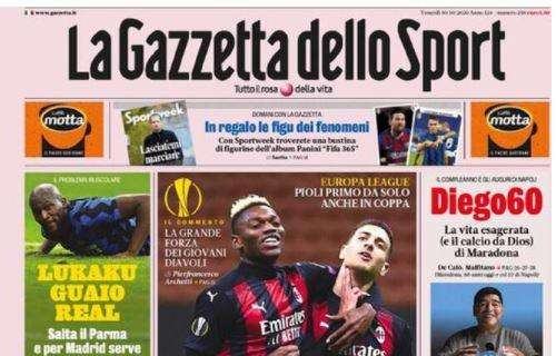 L'apertura della Gazzetta sui rossoneri: "Treno Milan"