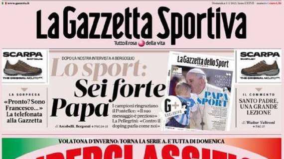 La Gazzetta dello Sport: "Superclassifica show"