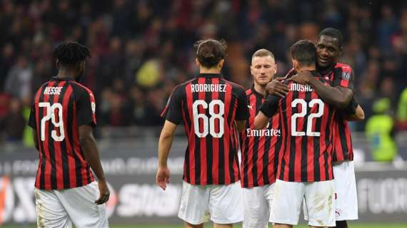 Milan in Europa League con 68 punti