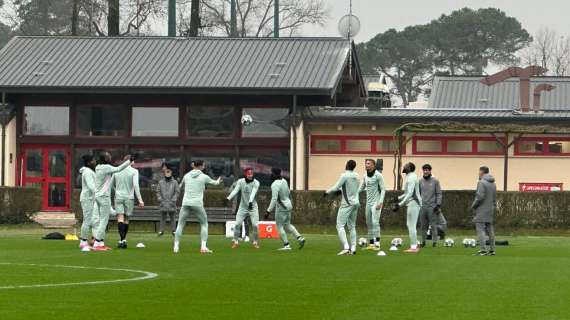 VIDEO MN - Verso Feyenoord-Milan: il lavoro di Maignan e il torello dei rossoneri