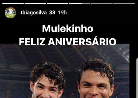 Instagram, gli auguri di Thiago Silva a Pato