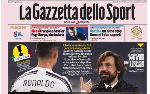 La Gazzetta apre con Ibra al Festival: "A Sanremo per un altro record"