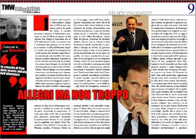 Serafini a TMW Magazine: "Allegri ma non troppo"