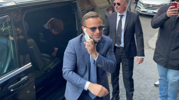 VIDEO MN - L'arrivo di Giorgio Furlani al pranzo Uefa con la Roma