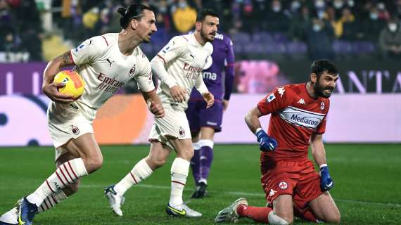 Fiorentina-Milan, Ibra ultimo a mollare: le pagelle dello svedese