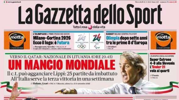 La Gazzetta in apertura: "Milan-Romagnoli: rinnovo difficile. La Spagna chiama"