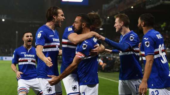 Serie A, la classifica: Samp supera il Milan. Allungo della Lazio