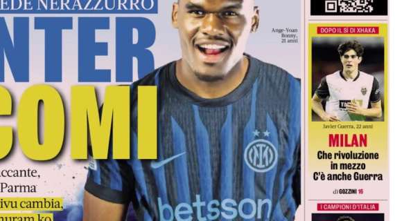 La Gazzetta in prima pagina sul Milan: "Che rivoluzione in mezzo. C'è anche Guerra"