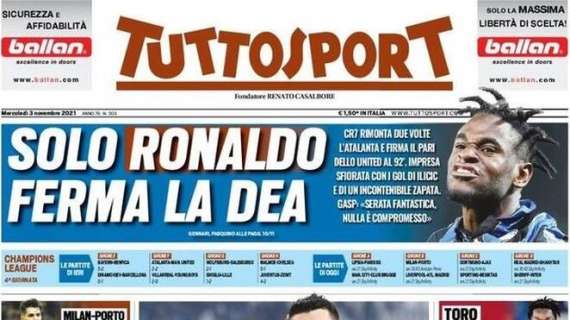 Tuttosport in apertura: "Fantasia Brahim per l'Euro speranza"
