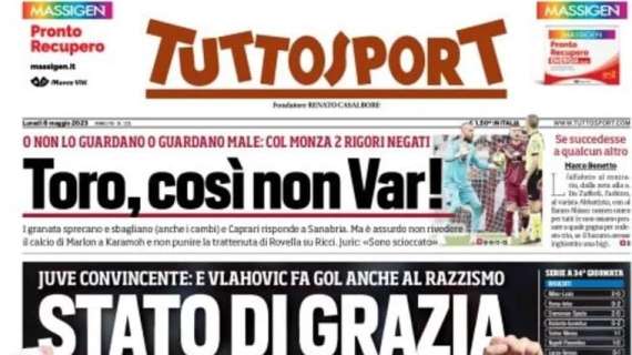 Tuttosport in prima pagina: “Milan, Leao salta l’Inter mercoledì”