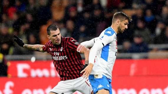 Romagnoli quarto nella classifica dei recupera-palloni in Serie A