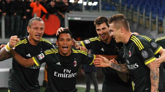 Il Milan ricorda il 3-1 contro la Lazio del 2015