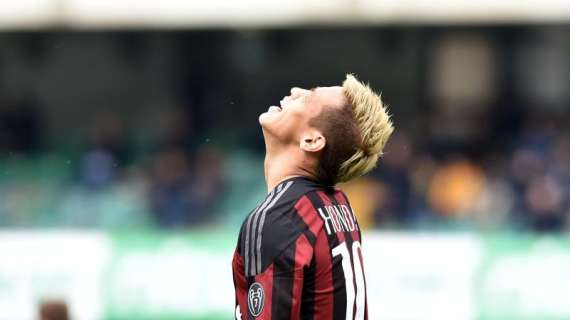 Sky - Contusione al piede per Honda: se non ce la fa pronto uno tra Poli e Boateng