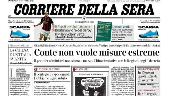 Corriere della Sera: "Ibrahimovic re del derby"