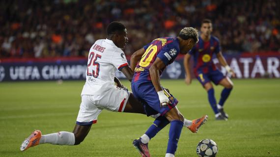 Il Psg non si ferma anche senza i tre tenori: vince a Barcellona senza Dembélé, Kvaratskhelia e Doué infortunati