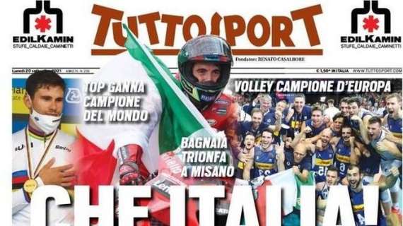 Tuttosport in prima pagina: "Crisi Juve. Che Milan!"