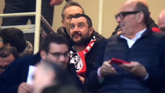 Olympiacos-Milan, allo stadio ci sarà anche Salvini