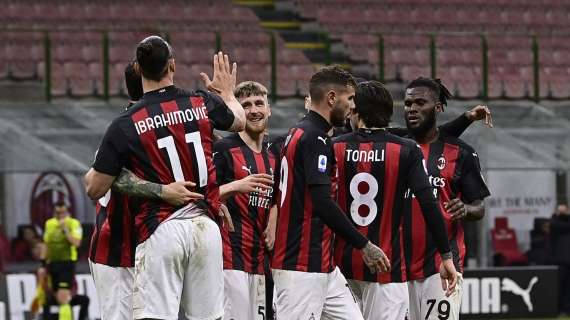 Torino-Milan 0-7, la classifica: rossoneri a 75 punti, Champions più vicina