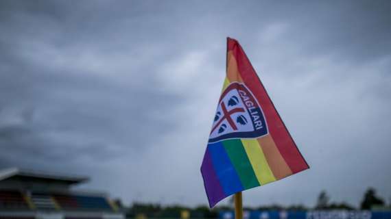 Cagliari, a San Siro con la maglia a favore del movimento LGBT