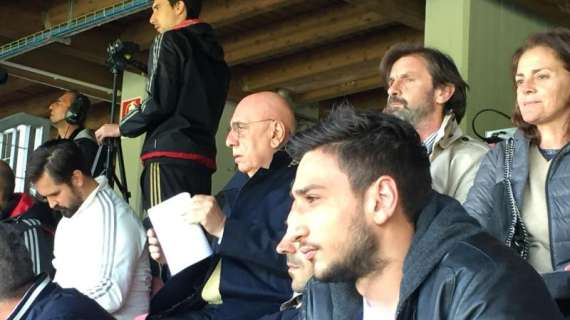 FOTO MN - Galliani al Vismara per Mian-Inter Primavera