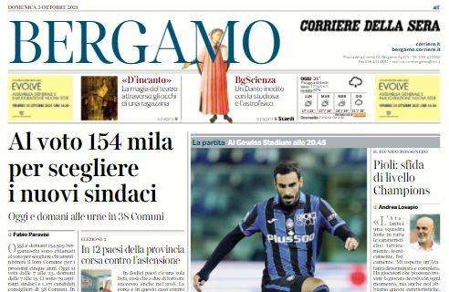 Atalanta-Milan, Corriere di Bergamo: "Una serata tra big"