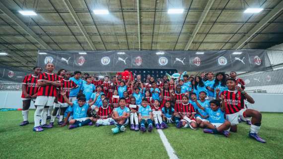 AC Milan e Manchester City ospitano una sessione di allenamento dedicata alla comunità locale