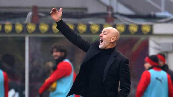 Pioli: “Cardinale non l’ho sentito, parlo sempre con i dirigenti”