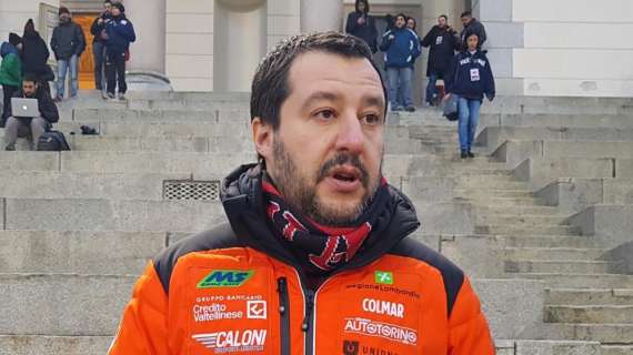Milan-Lazio, Salvini: "Vergogna! Gli unici che hanno messo il cuore sono i tifosi"