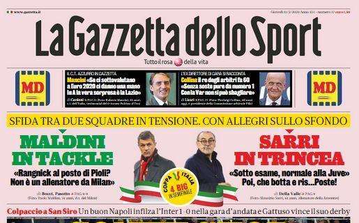 No a Rangnick, La Gazzetta dello Sport: "Maldini in tackle"