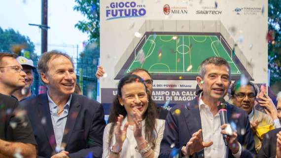Fondazione Milan, Snaitech e Costruiamo il Futuro donano un campo ai ragazzi di Baggio