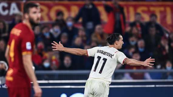 7 gol alla Roma per Ibrahimovic: è la squadra contro cui ha segnato di più in Serie A