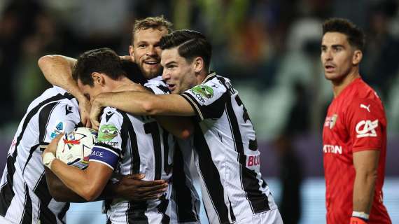 Serie A, l'Udinese travolge l'Empoli. Scialbo pareggio tra Monza e Lecce